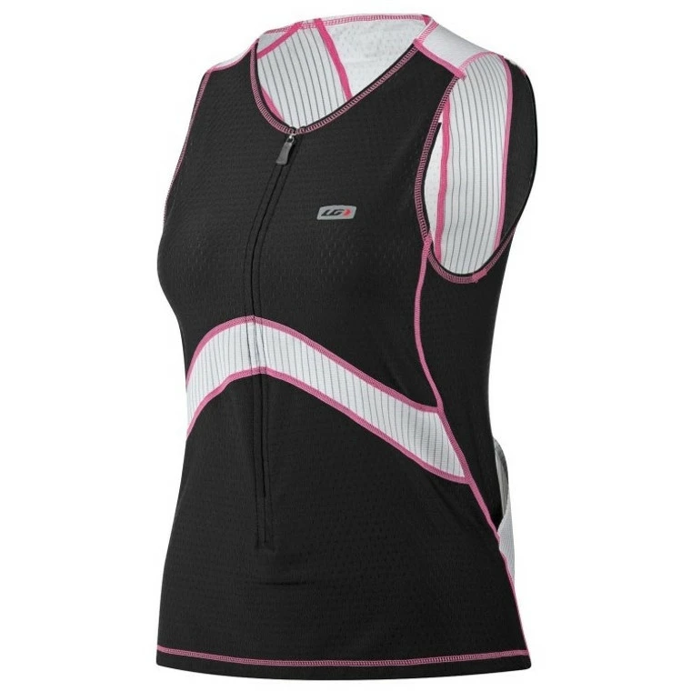 Louis Garneau Women's Pro Sleeveless Semi-Relax Tri Top 1 Louis Garneau Women's Pro Sleeveless Semi-Relax Tri Top