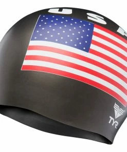 TYR USA Print Latex Cap - 2023
