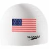 Speedo Silicone Flag Cap - White - 2023