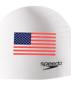 Speedo Silicone Flag Cap - White - 2023