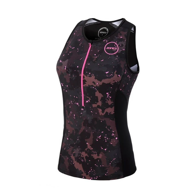 Zone3 Women's Activate Plus Full Print Tri Top - 2020 1 Zone3 Women's Activate Plus Full Print Tri Top - 2020