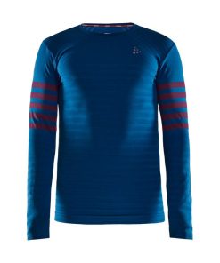 Craft Men's Fuseknit Comfort Blocked Long Sleeve Baseylayer Top - 2021