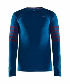 Craft Men's Fuseknit Comfort Blocked Long Sleeve Baseylayer Top - 2021