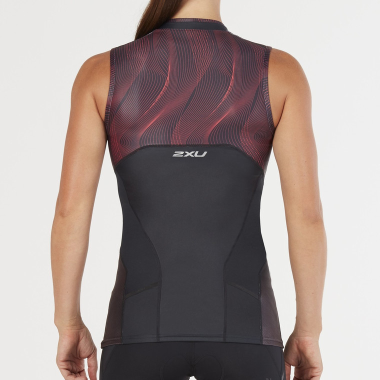 2XU Women's Compression Tri Singlet - 2018 2XU Women's Compression Tri Singlet - 2018 -tyr-shop WT4845a BLK VCM 02 09882.1517496064
