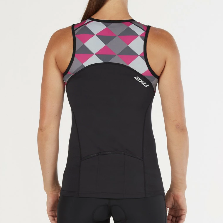 2XU Women's Active Tri Singlet - 2018 3 2XU Women's Active Tri Singlet - 2018 - Image 3