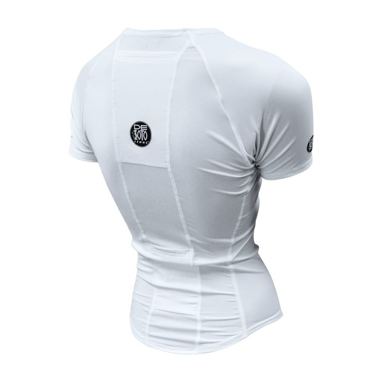 DeSoto Women's Short Sleeve Skin Cooler Tri Top - 2023 De Soto DeSoto Women's Short Sleeve Skin Cooler Tri Top - 2023 -tyr-shop back 19055.1542118566