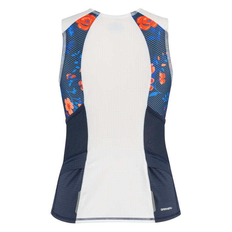 Louis Garneau Women's Relaxed Fit Vent Sleeveless Tri Top - 2021 Louis Garneau Women's Relaxed Fit Vent Sleeveless Tri Top - 2021 -tyr-shop back 64654.1619124689