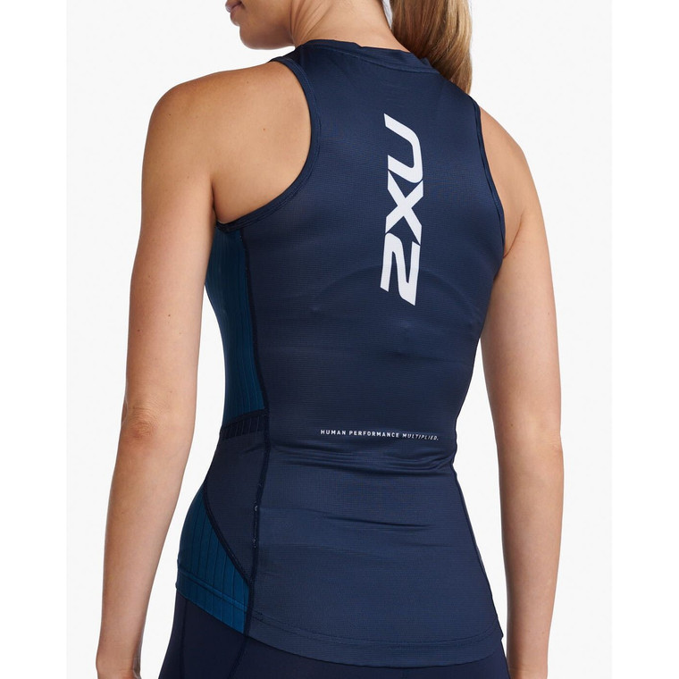 2XU Women's Aero Tri Singlet - 2022 2XU Women's Aero Tri Singlet - 2022 -tyr-shop back 91076.1645200294