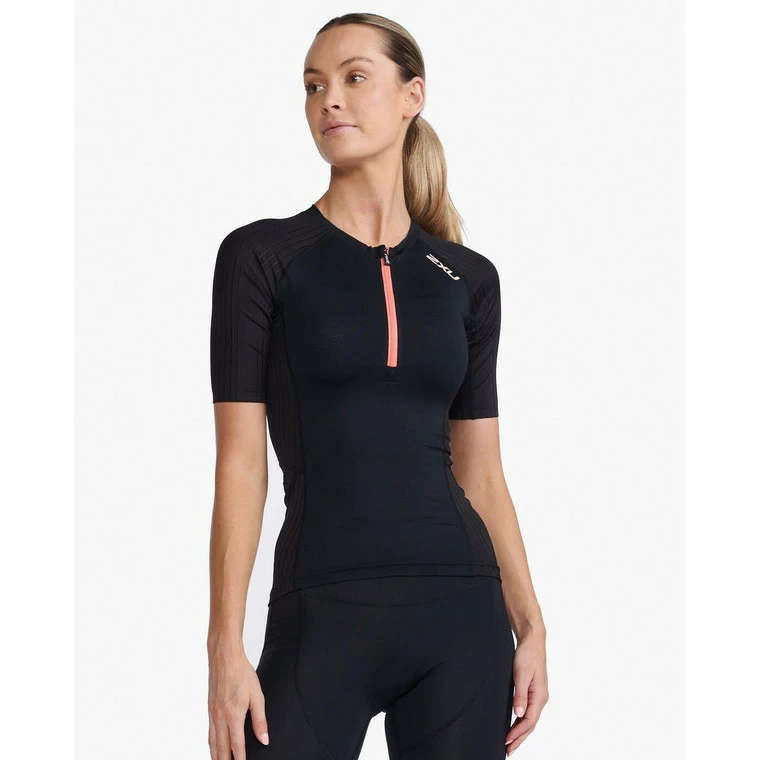 2XU Women's Aero Tri Sleeved Top - 2022 1 2XU Women's Aero Tri Sleeved Top - 2022