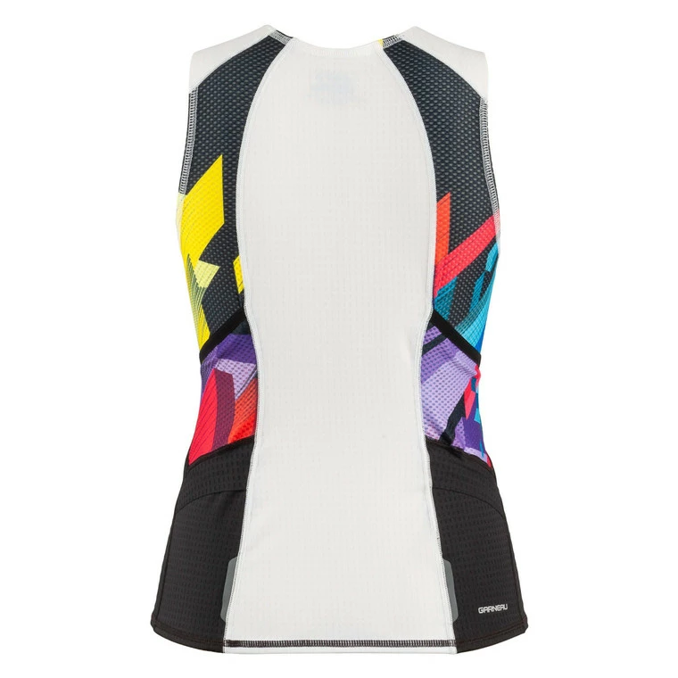 Louis Garneau Women's Relaxed Fit Vent Sleeveless Tri Top - 2022 2 Louis Garneau Women's Relaxed Fit Vent Sleeveless Tri Top - 2022 - Image 2