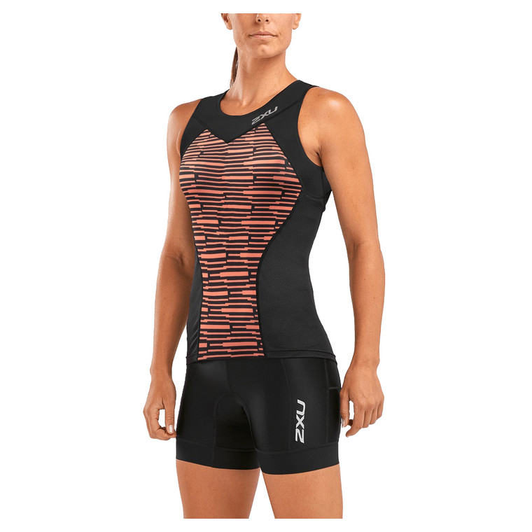 2XU Women's Active Tri Singlet - 2021 2XU Women's Active Tri Singlet - 2021 -tyr-shop sherbert 46042.1656362204