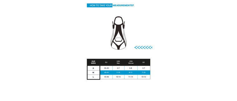 Aqua Sphere Zip VX Swim Fins - 2023 Aqua Sphere Zip VX Swim Fins - 2023 -tyr-shop sizeguide 29323.1677176488