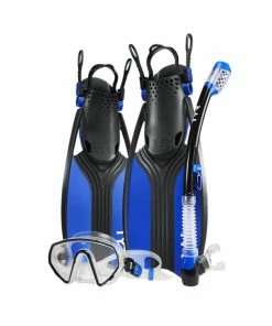 TYR Voyager Mask Snorkel Fin Set - 2023